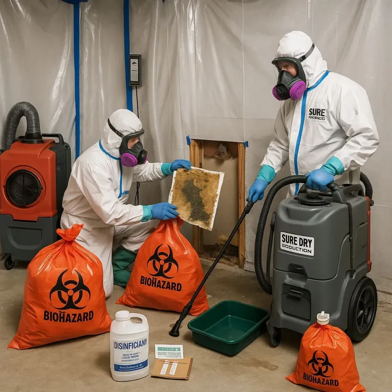 Contaminated Water Handling Protocols process in Spink County, SD
